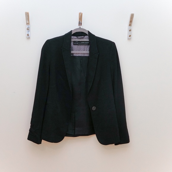 Zara Classic Black Blazer - Picture 1 of 1